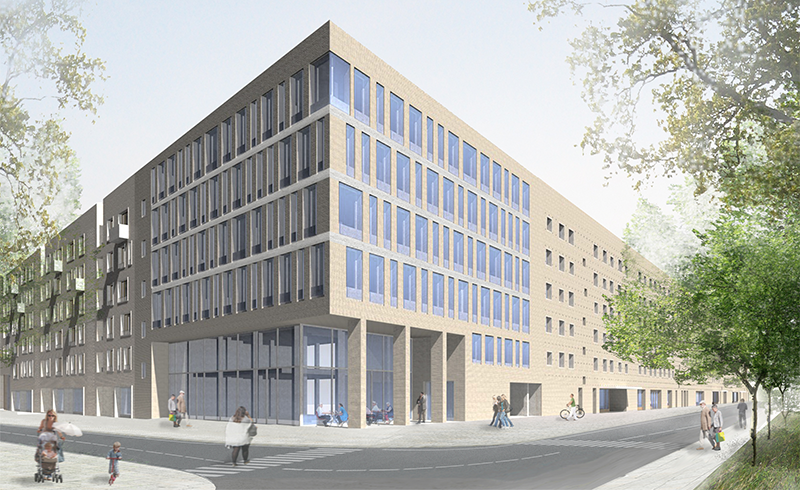 Das Postquartier in Mannheim, eines der Projekt der Eyemaxx RE in Deutschland.